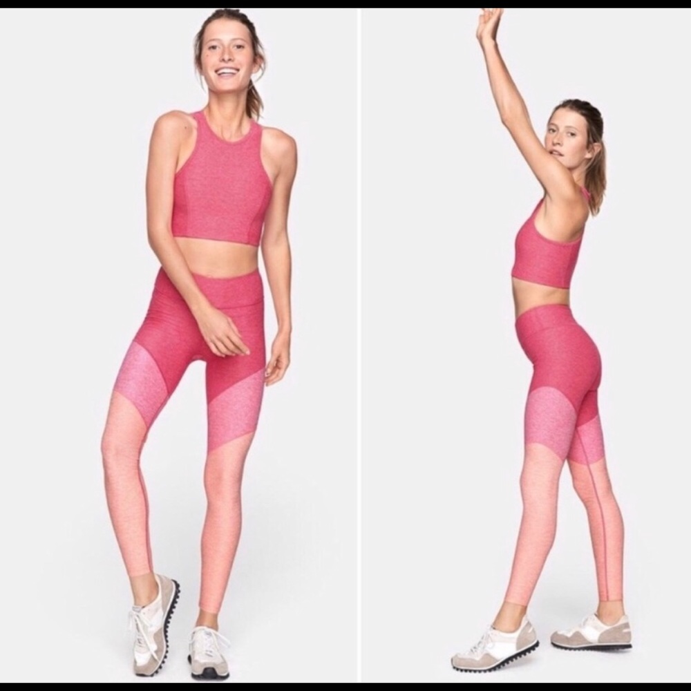 outdoor voices tri-tone 7/8 leggings
